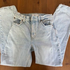 Abercrombie Curve Love Light Wash Jeans